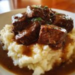 Crockpot beef tips and gravy recipe