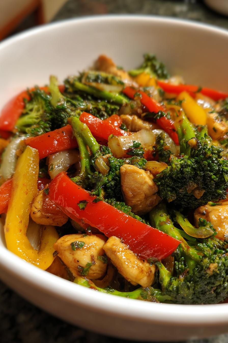 Diabetic Friendly Chicken Stir Fry