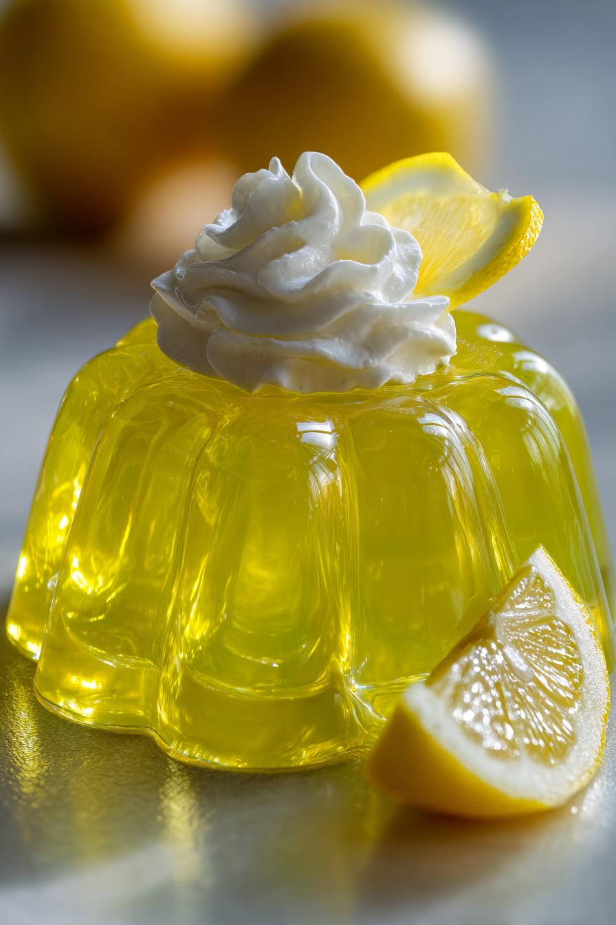 Easy Protein Lemon Gelatin Dessert