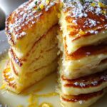 Fluffy lemon ricotta pancakes recipe