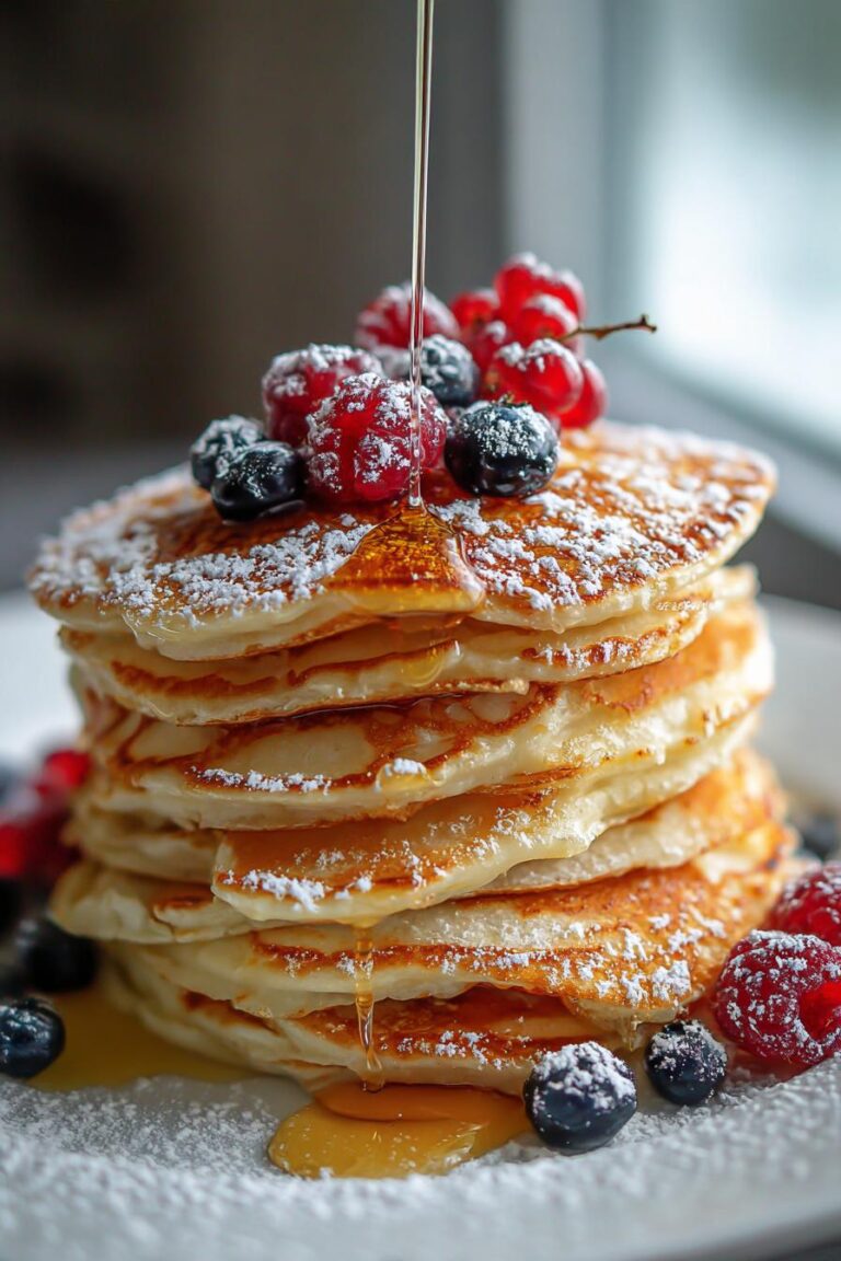 Fluffy pancakes without eggs recipe