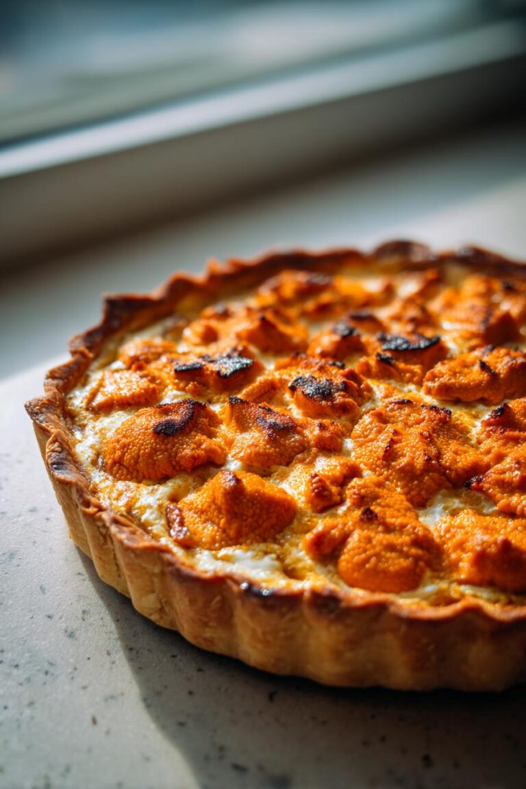 French Brittany Sea Urchin Tart