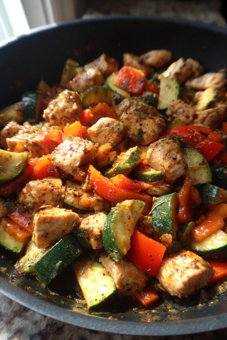 Garlic Chicken Protein Skillet