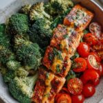 Garlic Salmon Protein Bowl