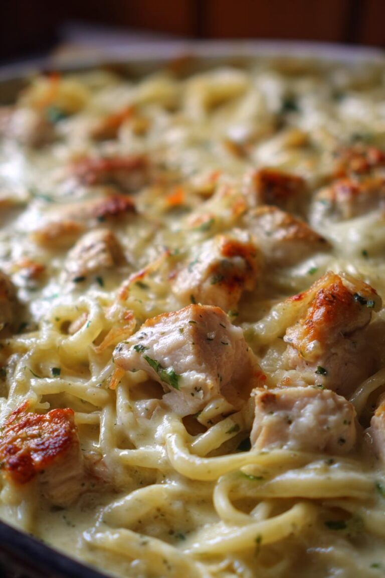 Gluten-Free Chicken Alfredo Bake