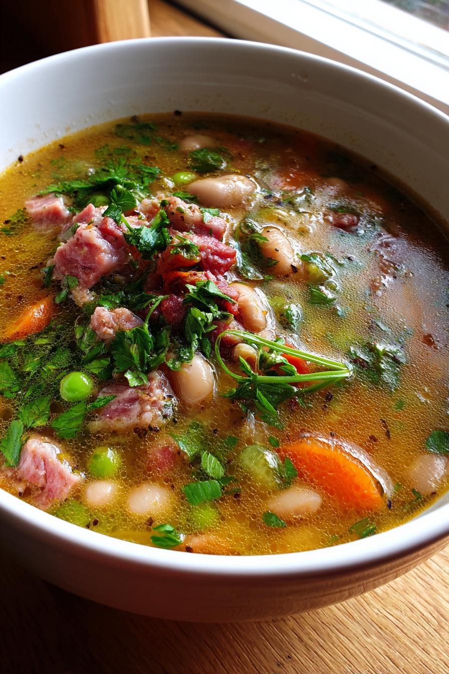 Gluten Free Ham and Bean Soup