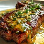 Grilled Steak with Herb Butter