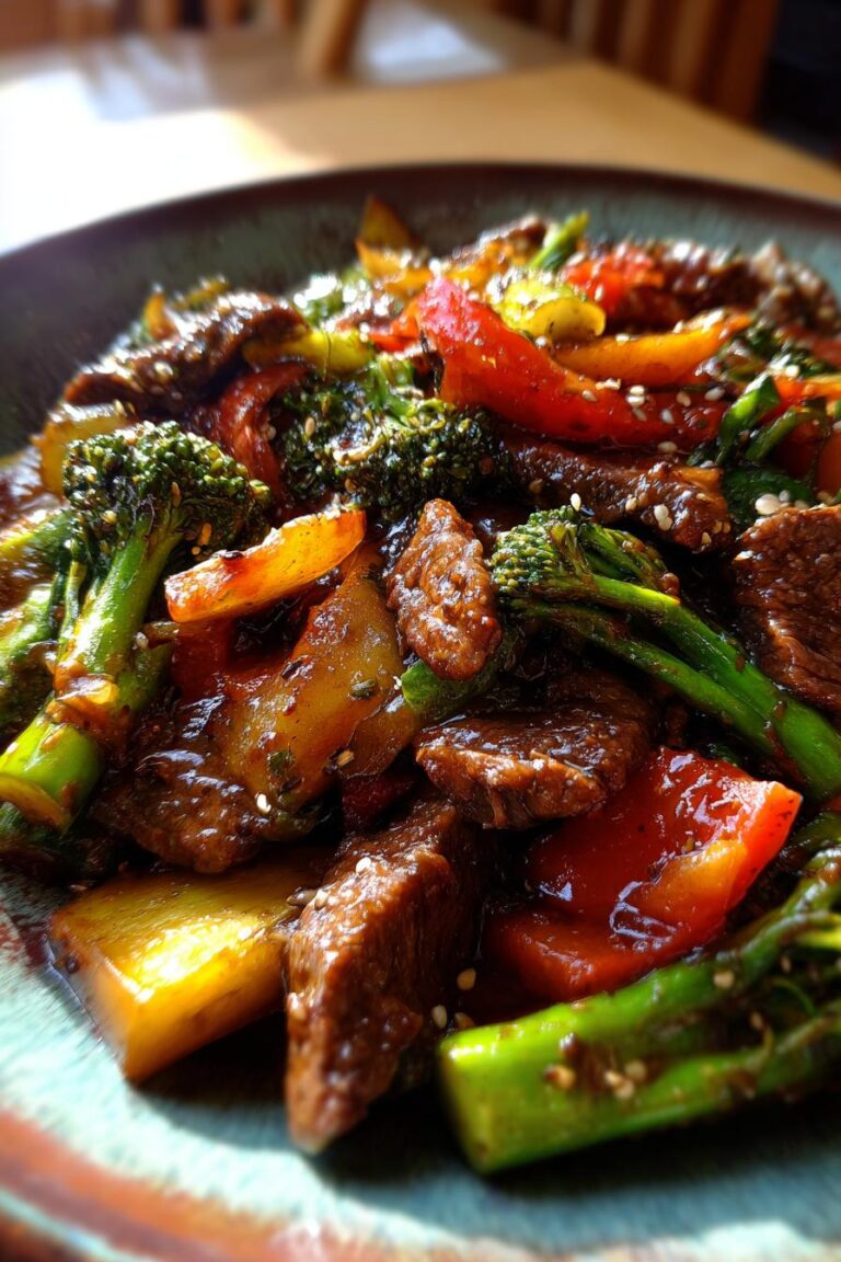 Healthy Beef Stir Fry Prep