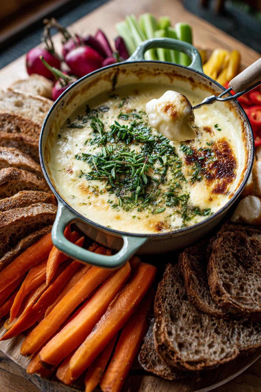 Healthy Cheese Fondue Recipe