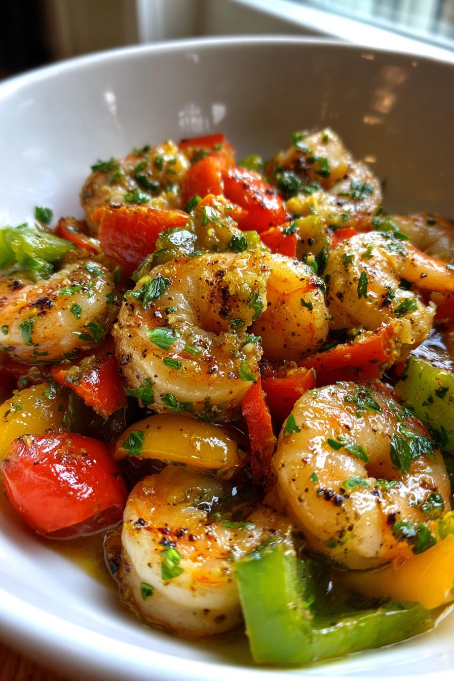 Healthy Garlic Shrimp