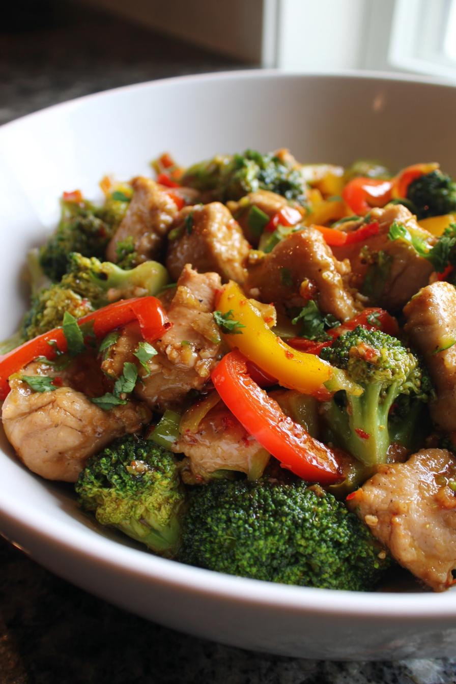 Healthy Stir Fry Chicken