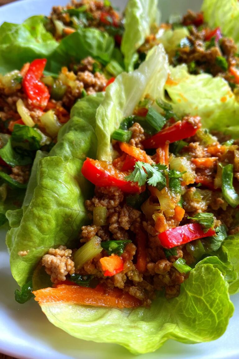 Healthy Turkey Lettuce Wraps