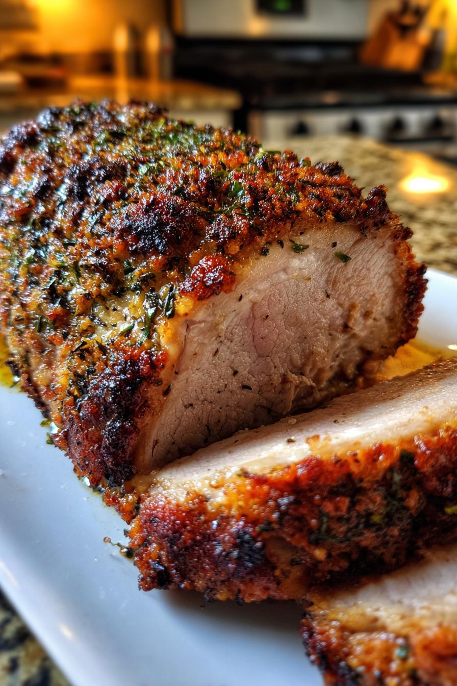 Herb Crusted Pork Loin Roast