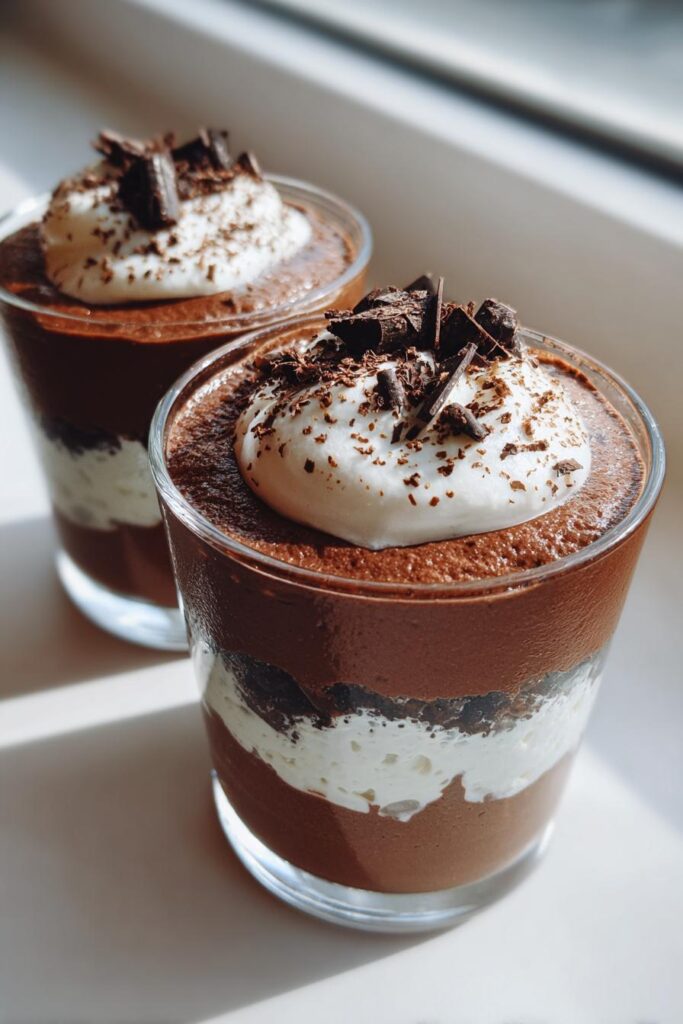 High-Protein Chocolate Mousse Cups