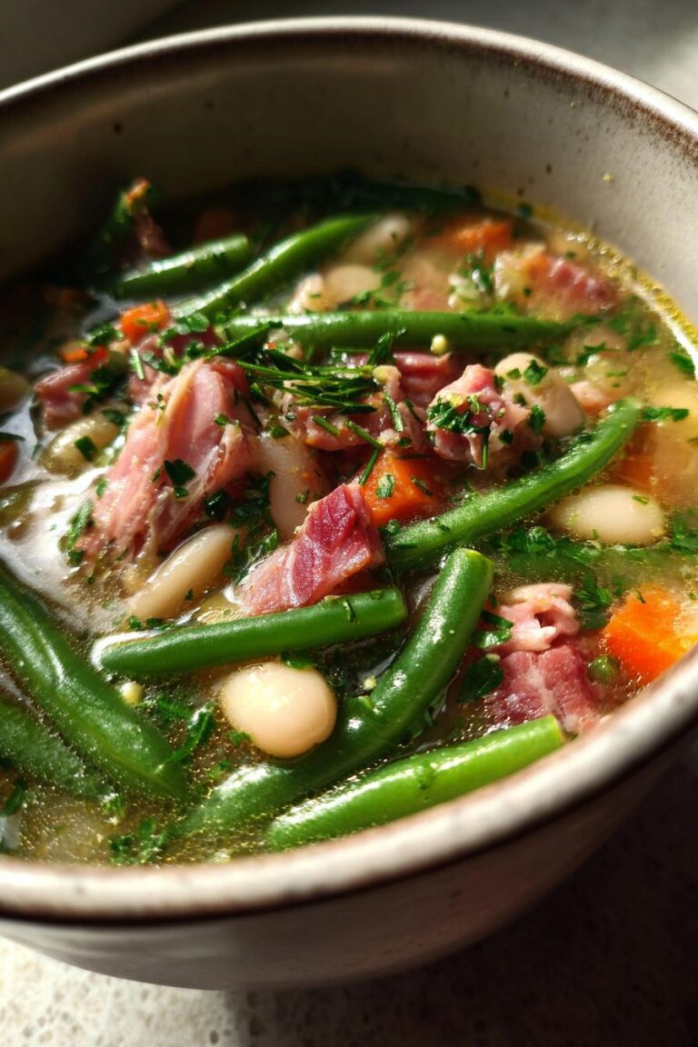 High Protein Ham and Bean Soup