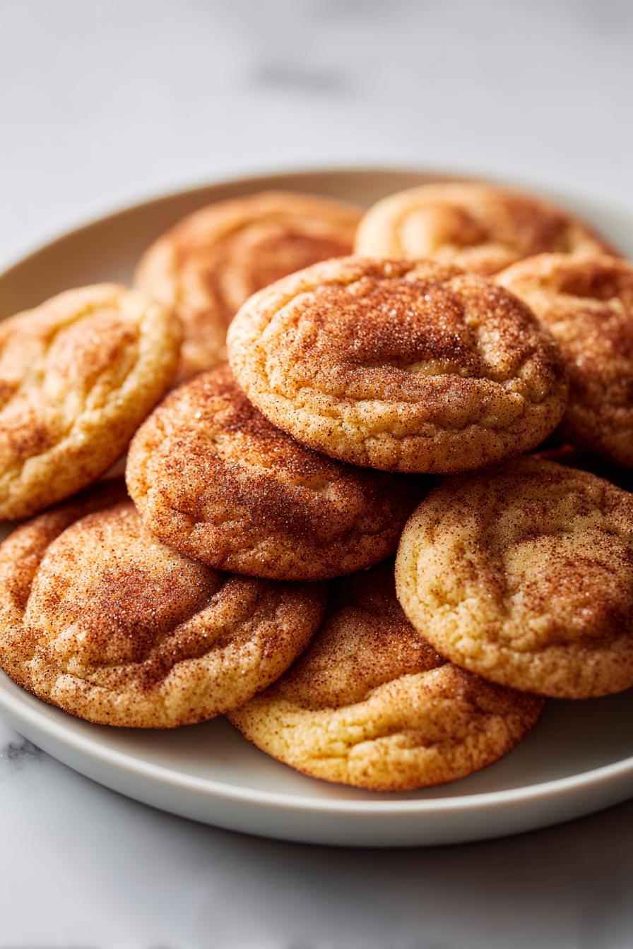 Holiday Spice Snickerdoodle Cookies