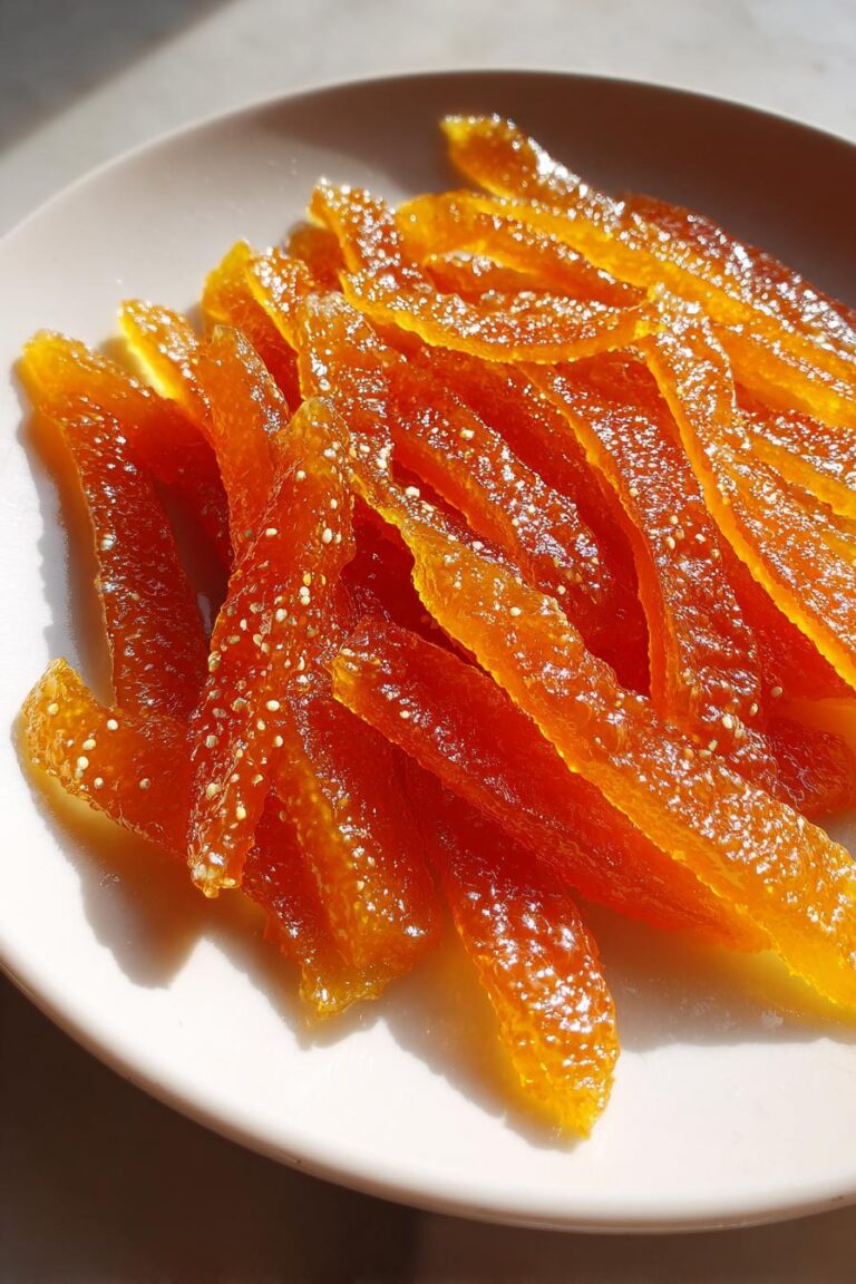Homemade Candied Orange Peel