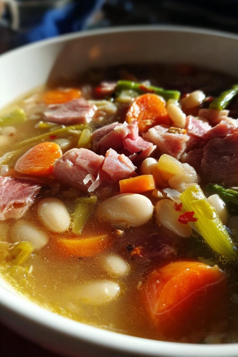 Homemade Ham and Bean Soup