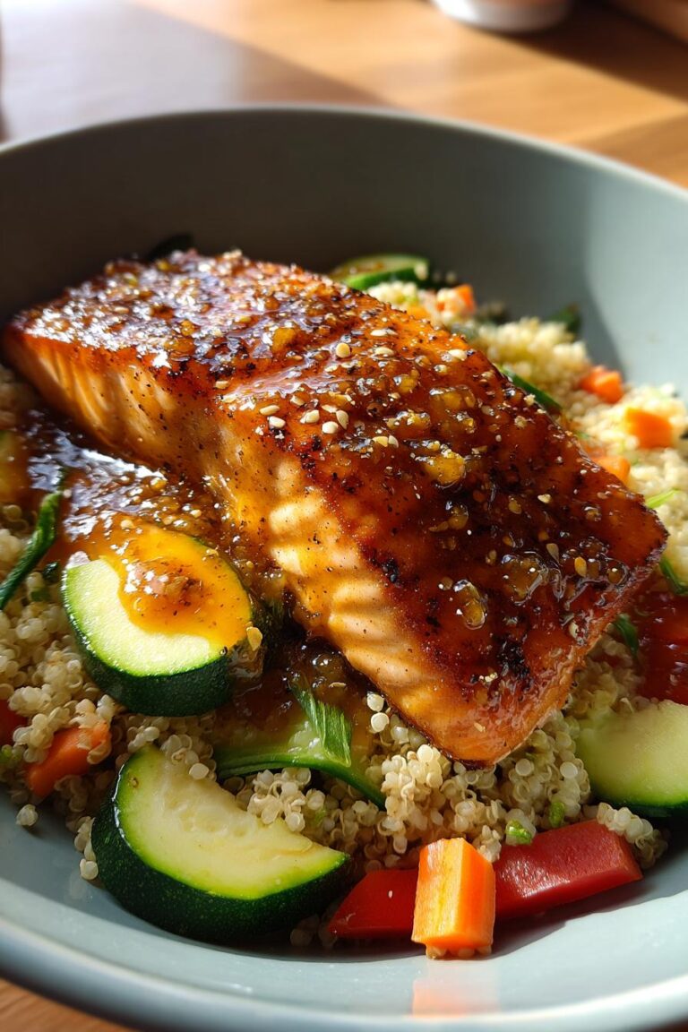 Honey Lime Salmon Bowls