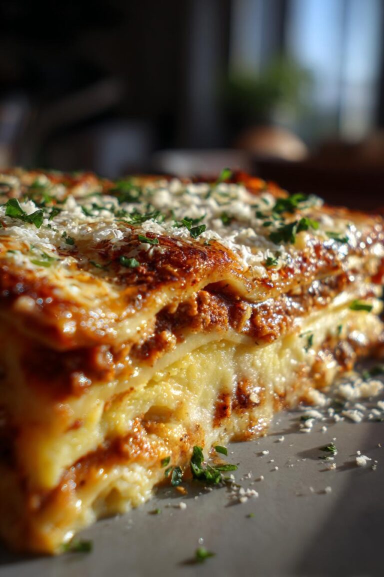 Italian White Truffle Polenta Lasagna