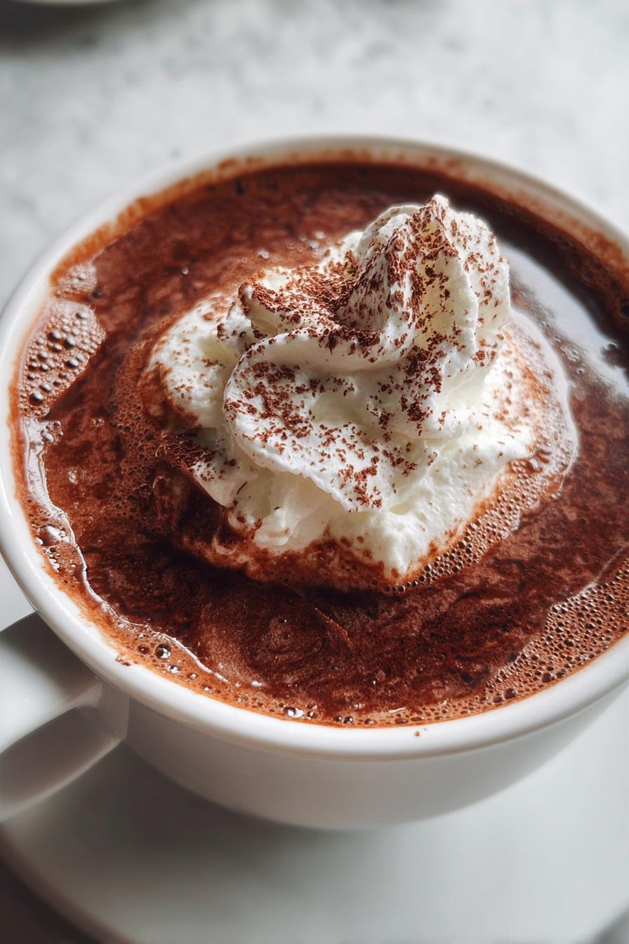 Italian cioccolata calda recipe