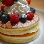 Japanese souffle fluffy pancakes