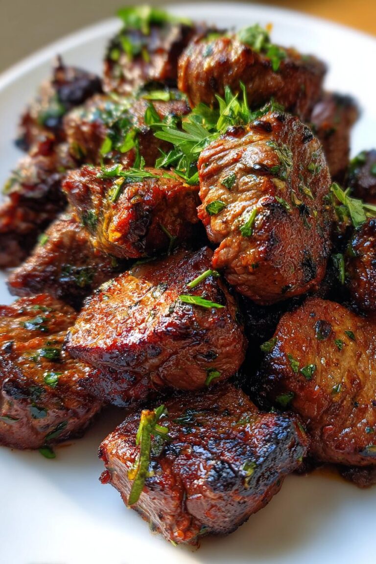 Keto Air Fryer Steak Bites