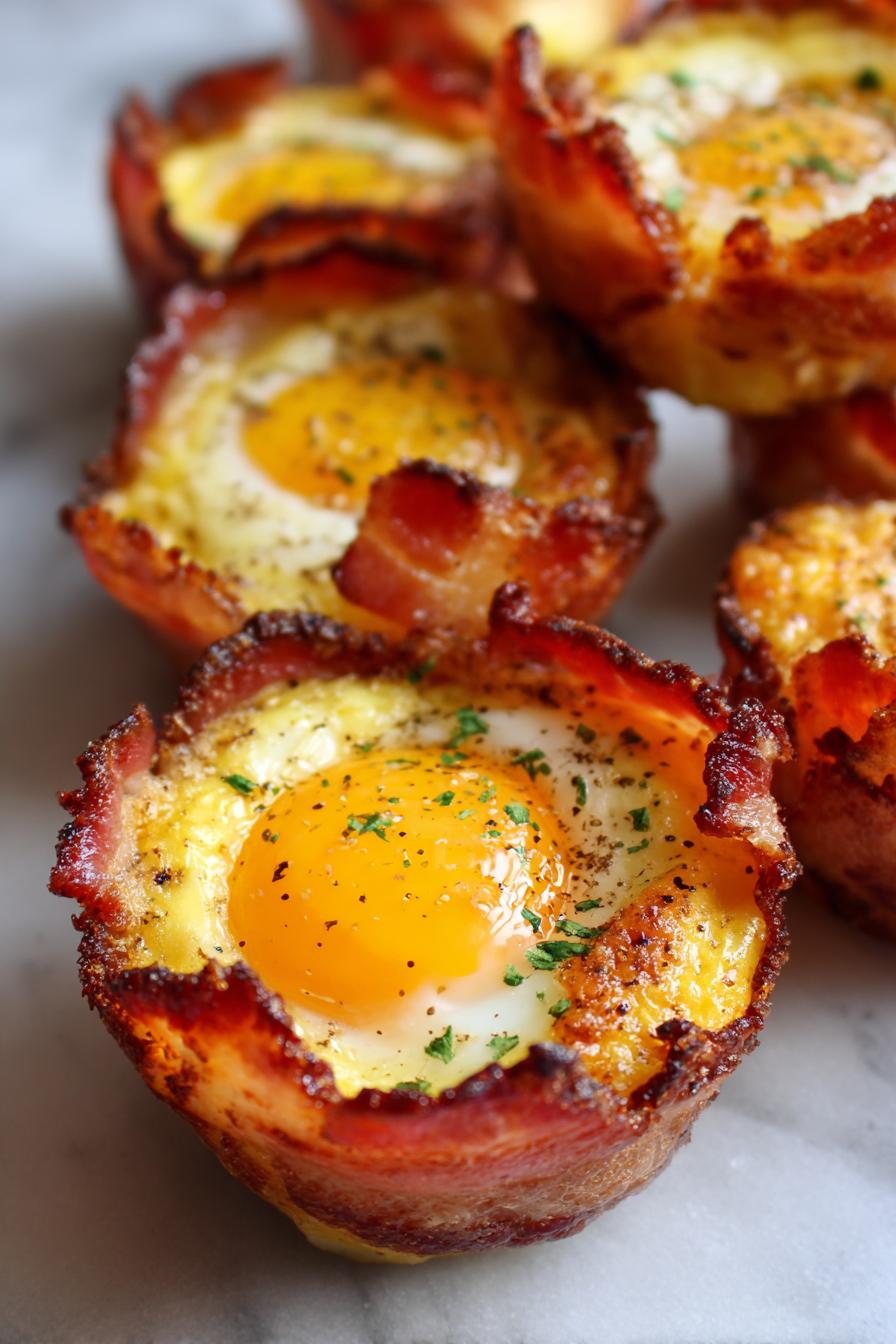 Keto Bacon Egg Cups