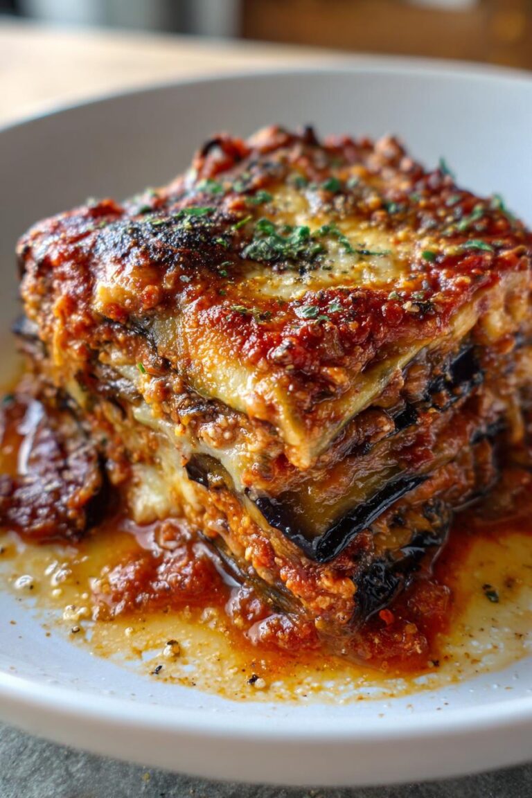 Keto Eggplant Lasagna