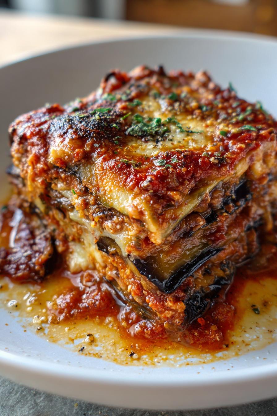 Keto Eggplant Lasagna
