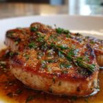 Keto Garlic Pork Chops