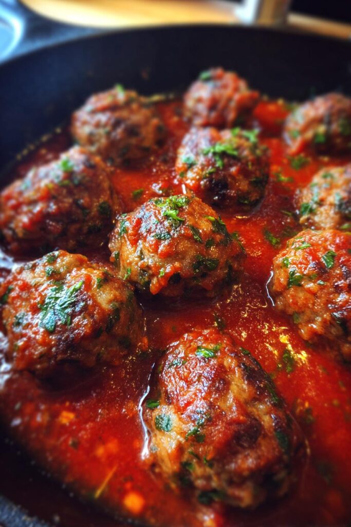 Keto Meatball Skillet