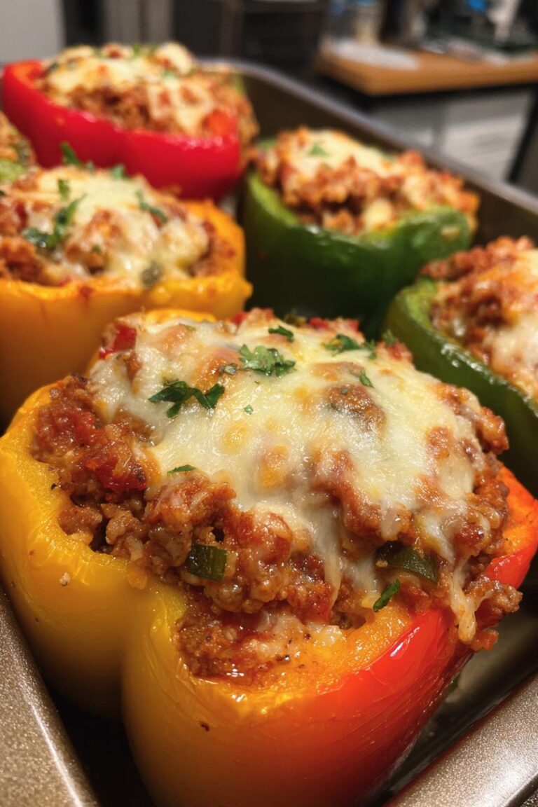 Keto Stuffed Bell Peppers