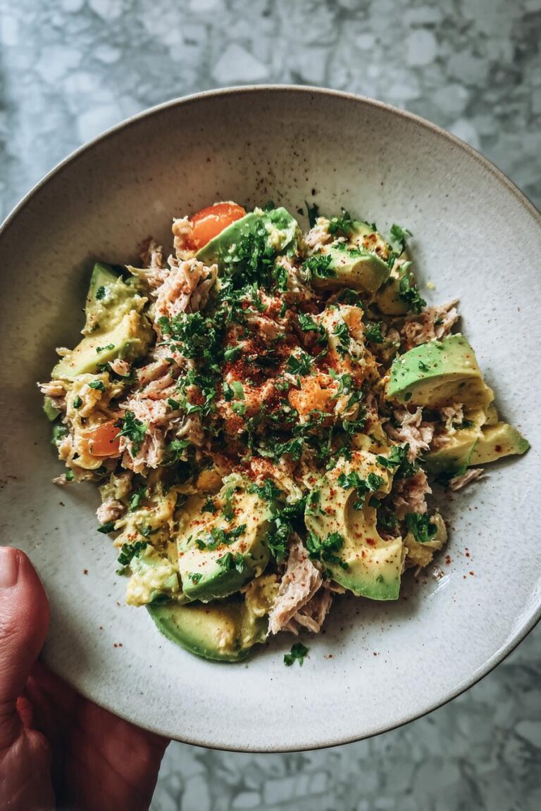 Keto Tuna Avocado Salad
