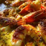 Langoustine with Saffron Cream Reduction