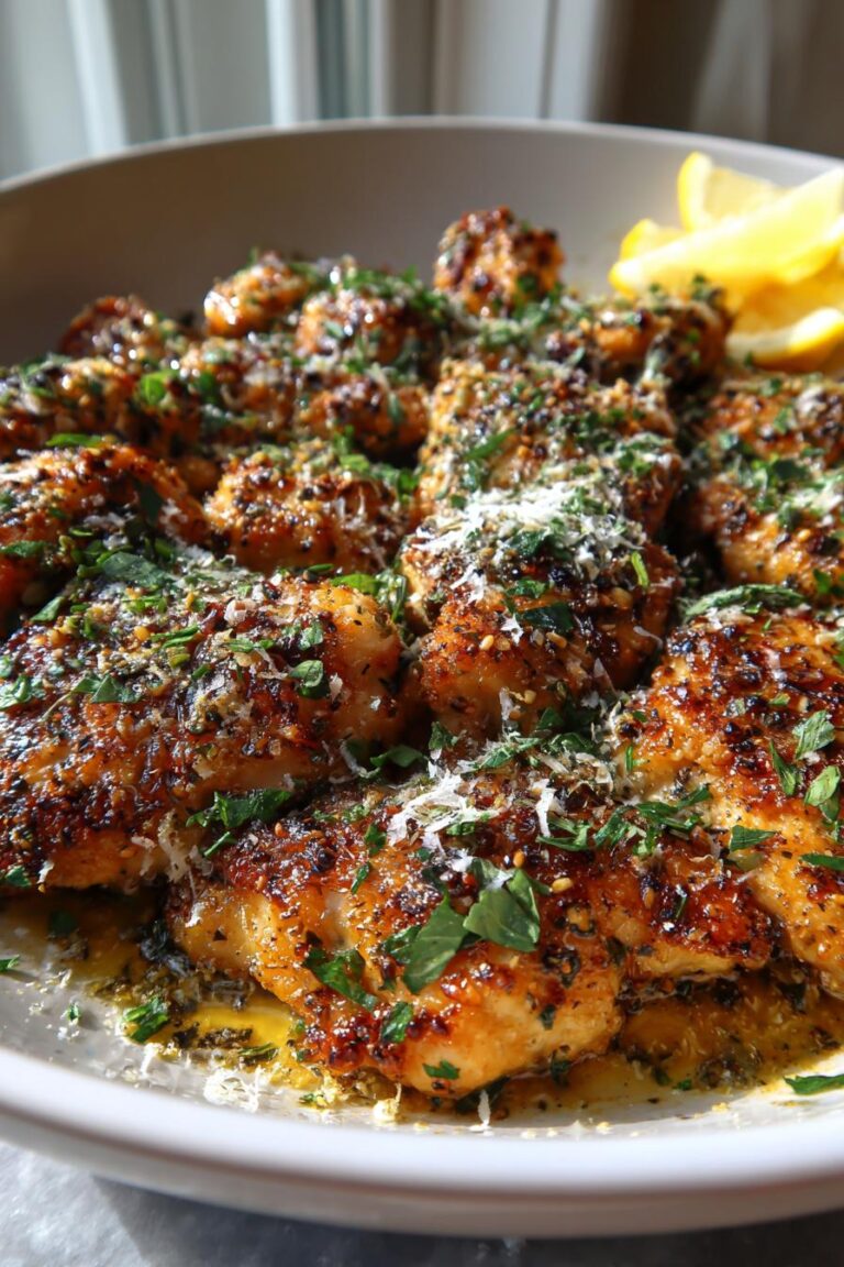 Lemon Parmesan Chicken Skillet