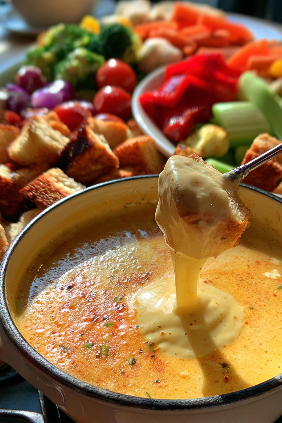 Low Carb Cheese Fondue