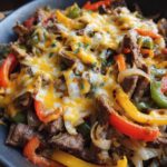 Low-Carb Philly Cheesesteak Skillet