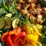 Low Carb Veggie Chicken Bowl