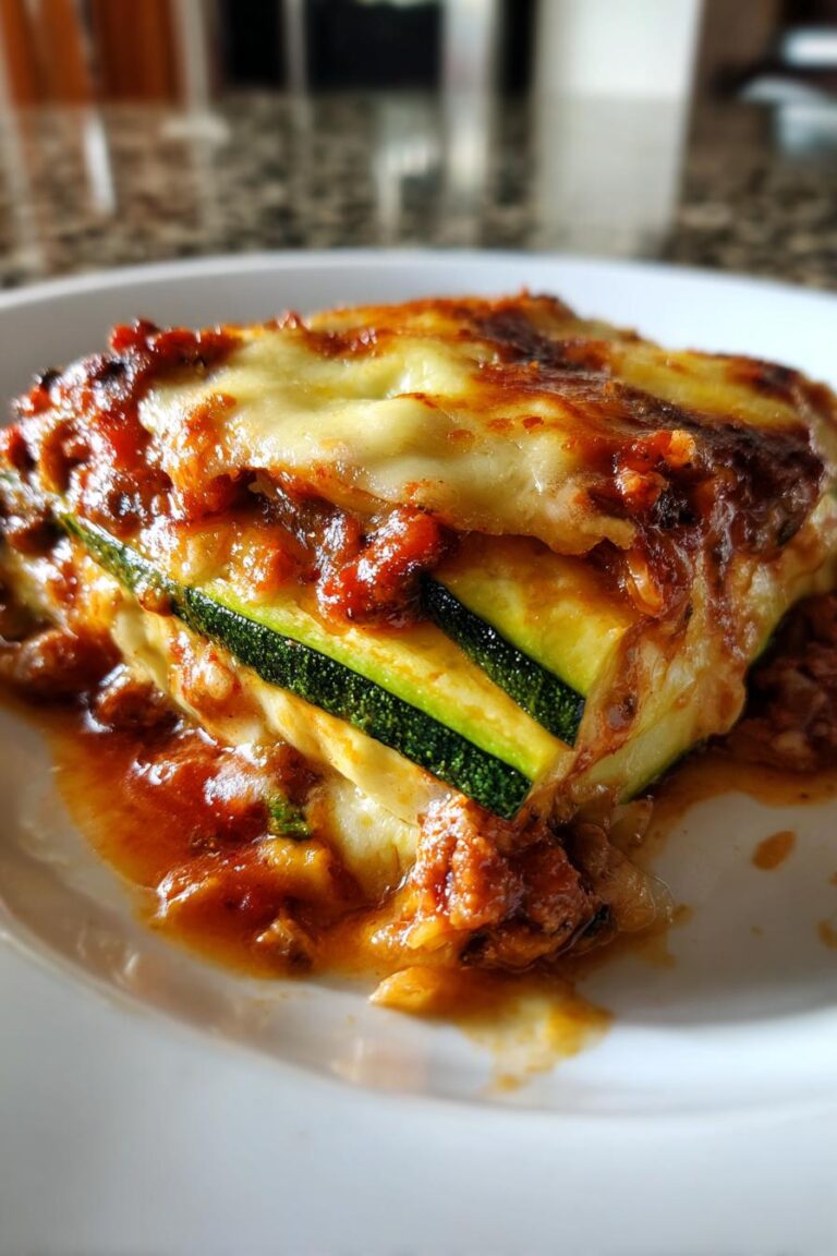 Low-Carb Zucchini Lasagna