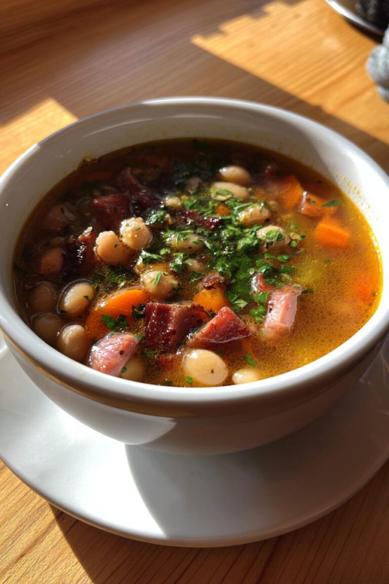 Low Fat Ham and Bean Soup