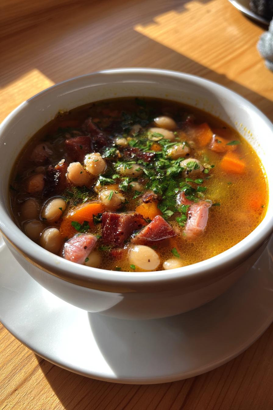 Low Fat Ham and Bean Soup