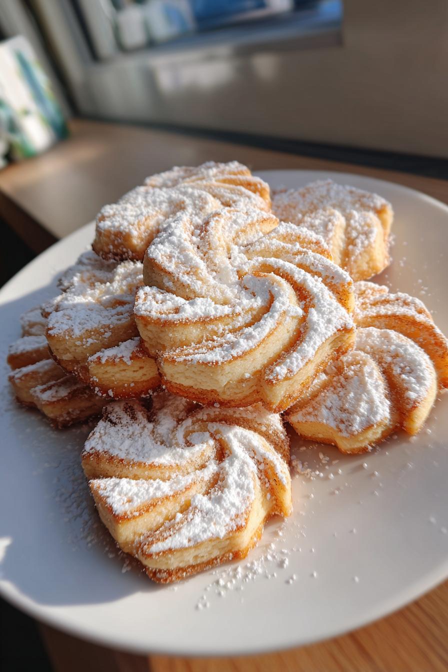 Maple Cinnamon Holiday Shortbread Cookies