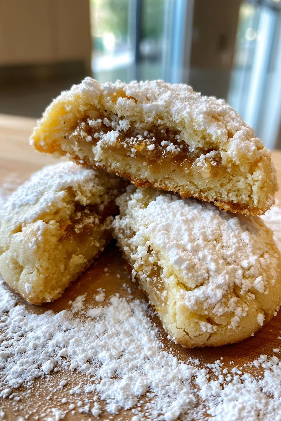 Marzipan Stuffed Christmas Cookies