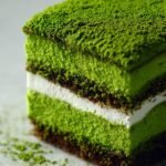 Matcha Foam Opera Cake