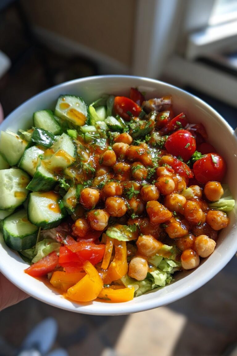 Mediterranean Chickpea Power Salad