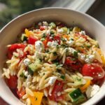Mediterranean orzo salad