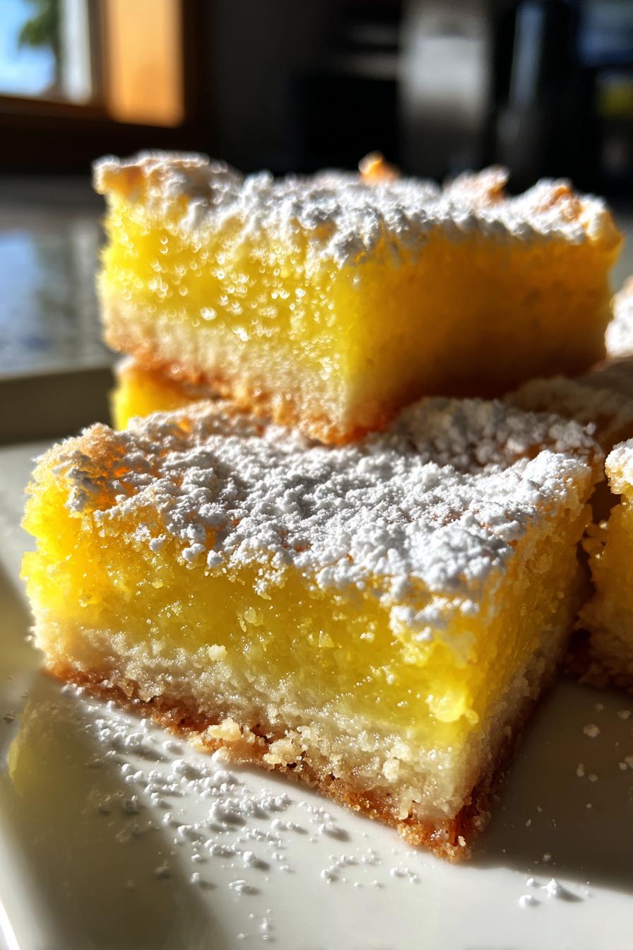 Meyer lemon bars