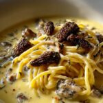 Morel Mushroom Cream with Saffron