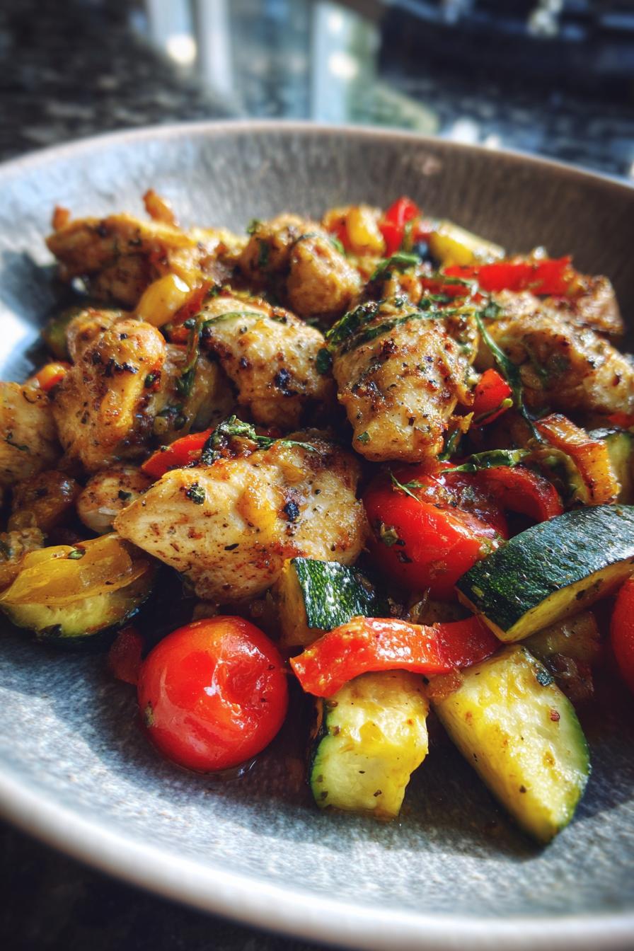One Pan Gluten Free Chicken & Veggies